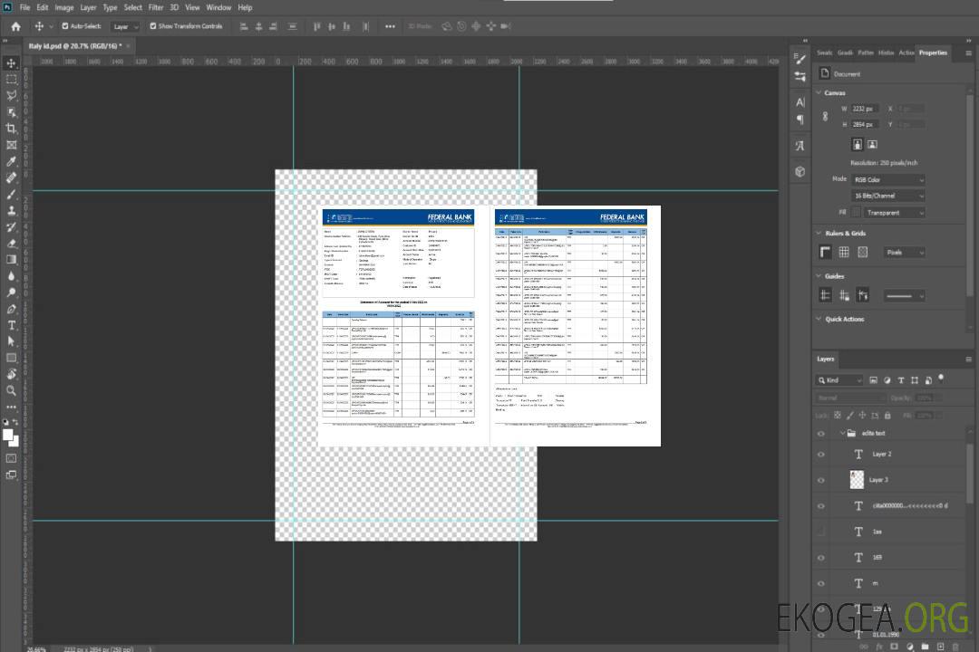 Inde Relevé de compte bancaire fédéral 3 pages template Inde Relevé de compte bancaire fédéral 3 pages template